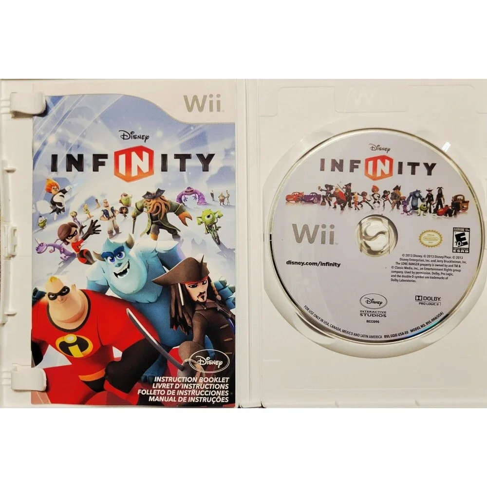 NINTENDO Wii: Disney Infinity Game, CIB COMPLETE, MANUAL,TESTED,FAST SHIPPING
